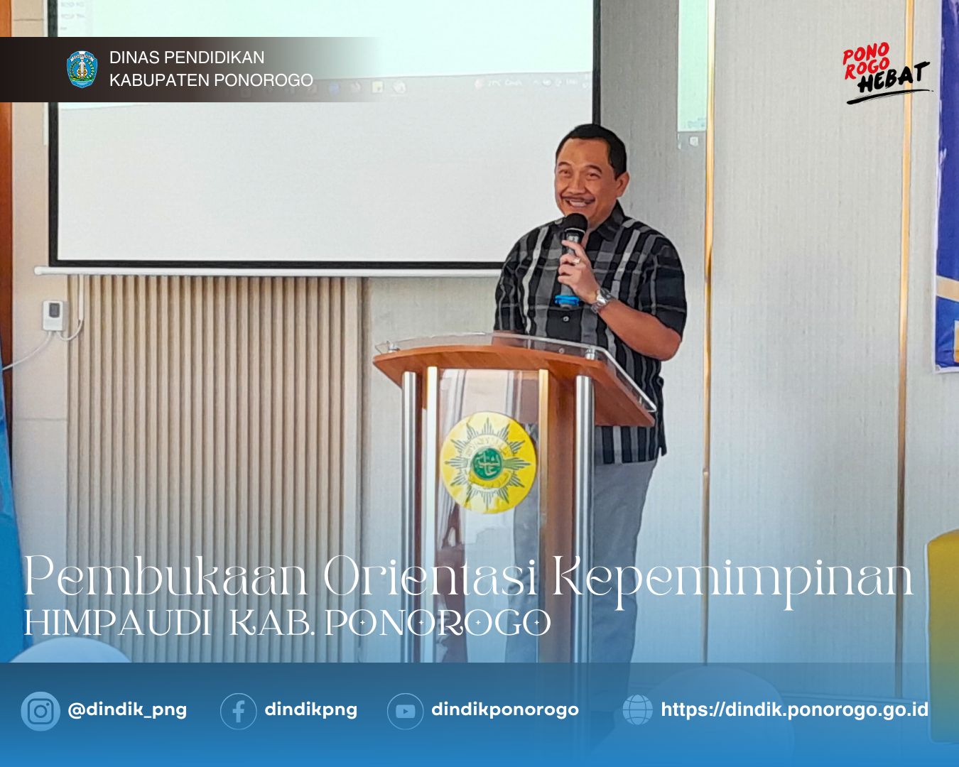Kadindik Buka Orientasi Kepemimpinan Himpaudi Ponorogo