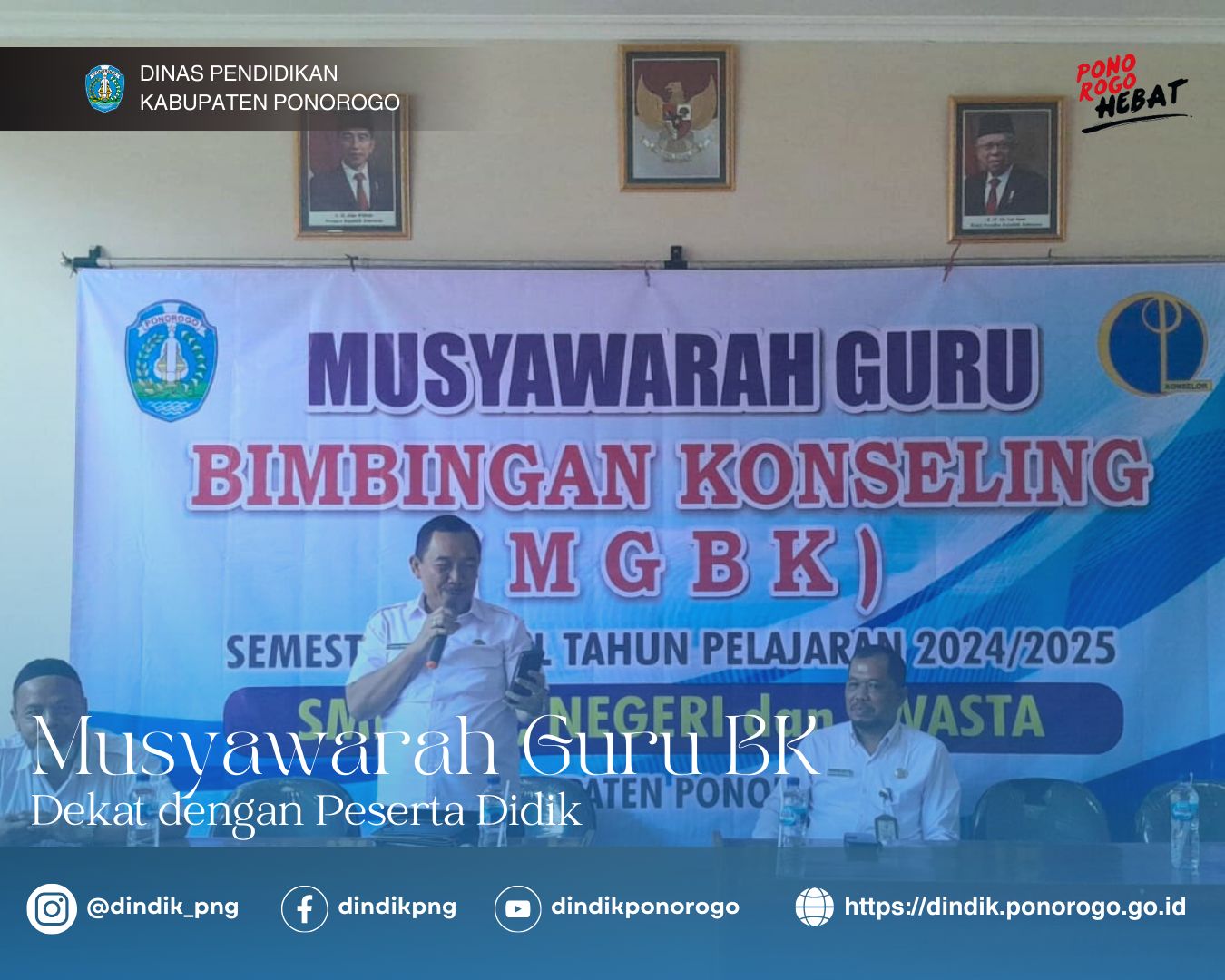 Kadindik Buka Musyawarah Guru BK, Minta Para Guru Agar Dekat Dengan Peserta Didik