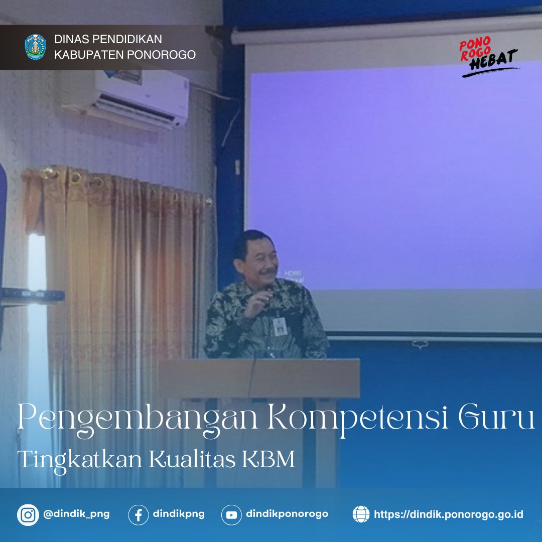 Dindik Ponorogo Gelar Workshop Pengembangan Kompentensi Guru, Tingkatkan Kualitas KBM