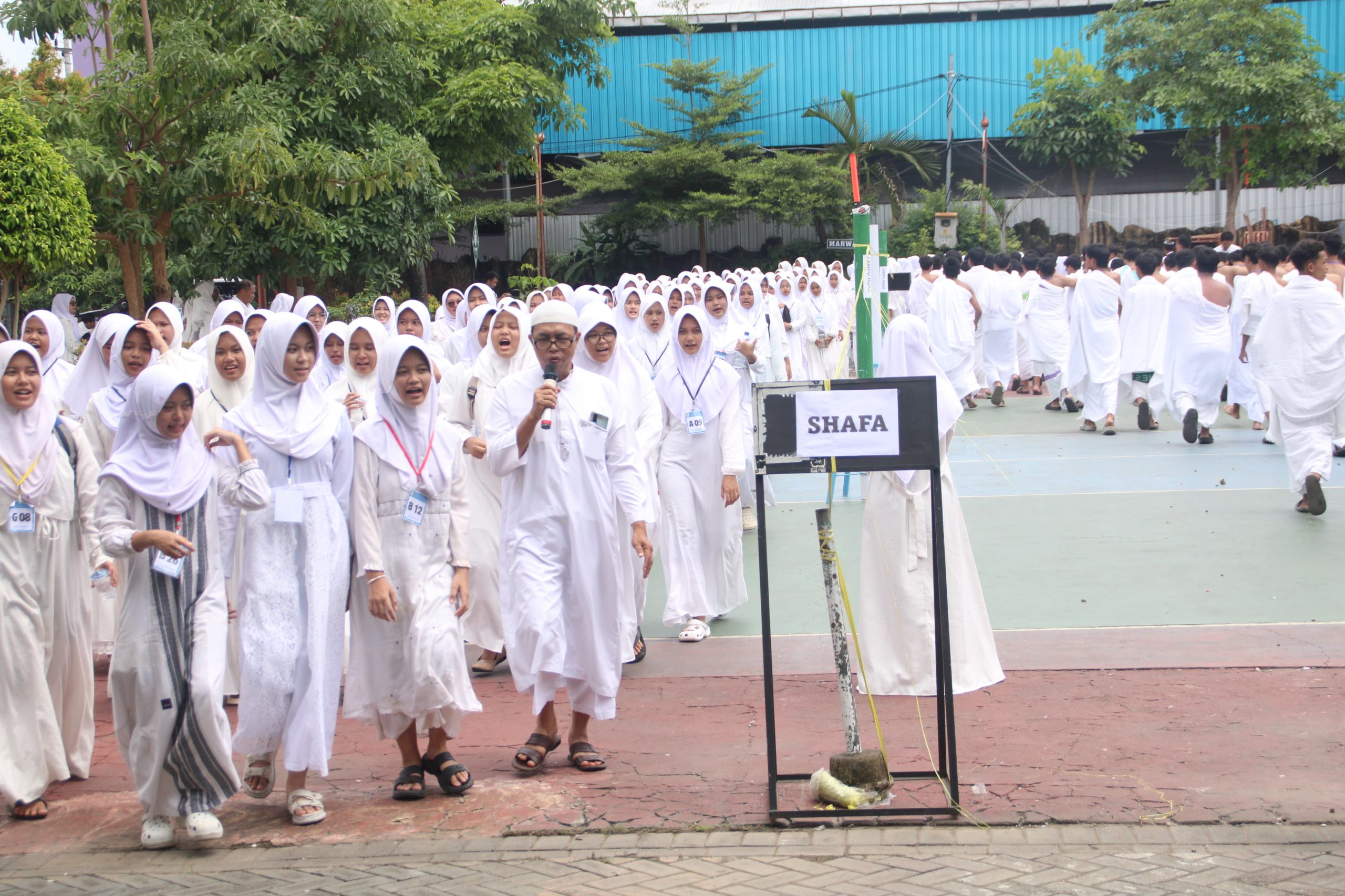 Kadindik Buka Ujian Praktik Manasik Haji SMPN 1 Ponorogo, Kuatkan Pendidikan Karakter