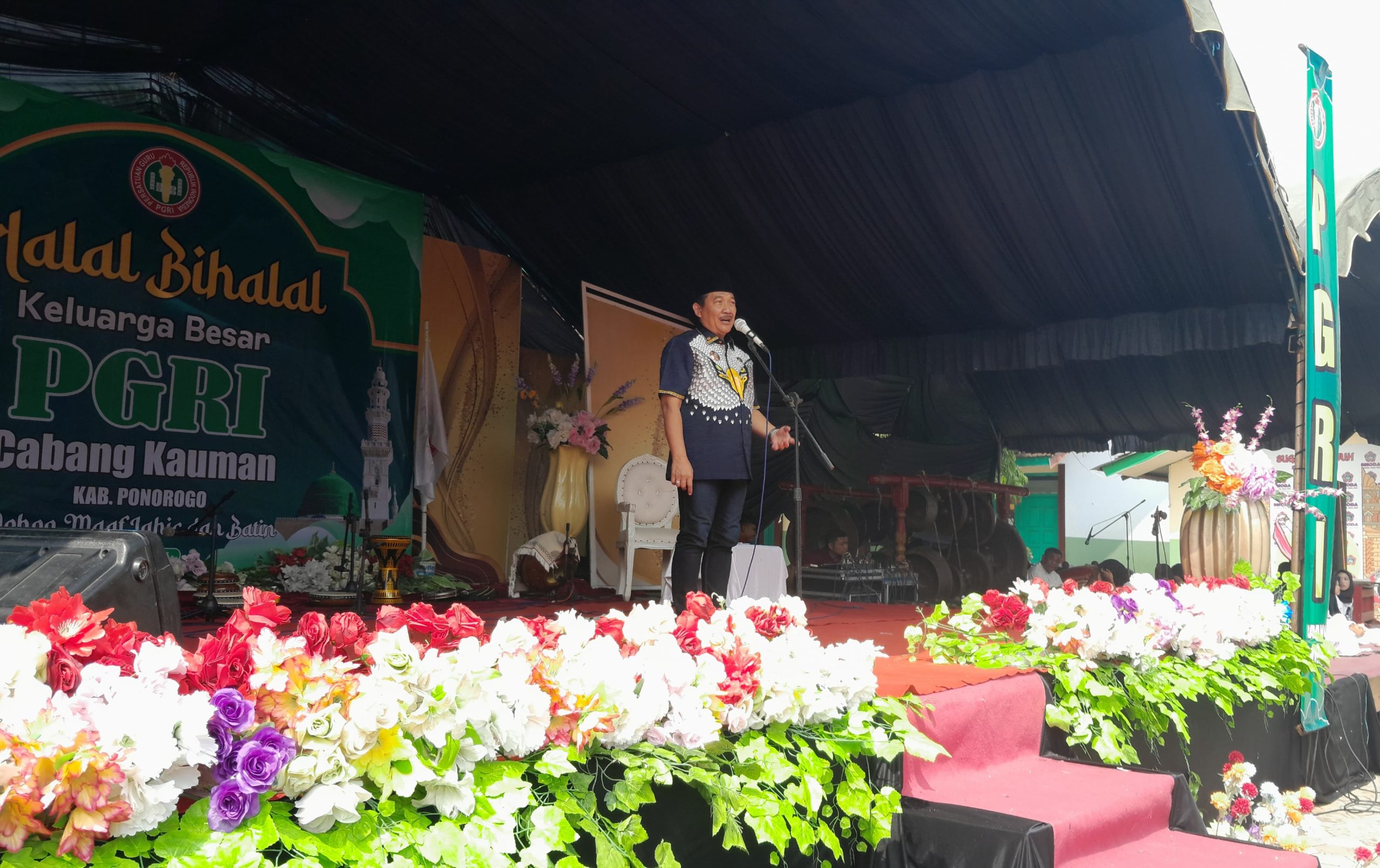 Hadir di Acara Halbi PGRI Cabang KaumanIni Pesan Kadindik Ponorogo