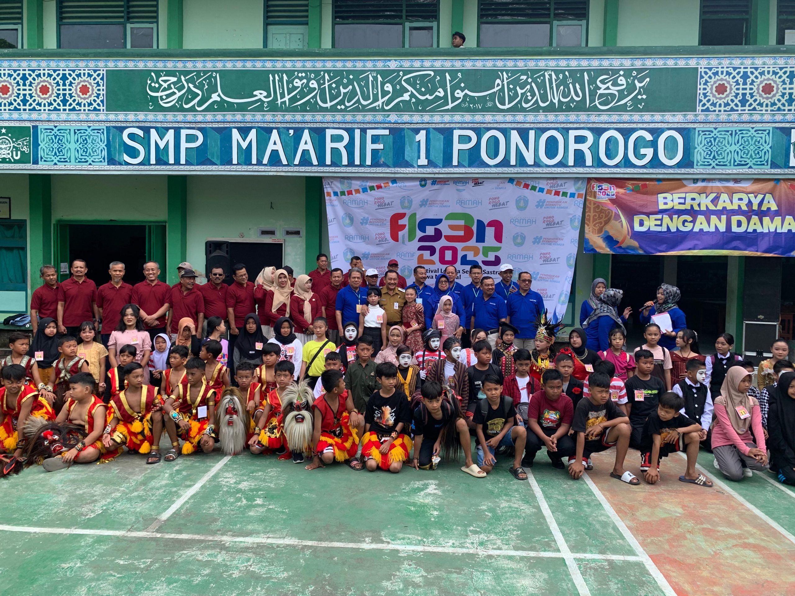 Konsisten Cetak Generasi Kreatif dalam Seni Budaya, Dindik Ponorogo Gelar FLS3N 2025