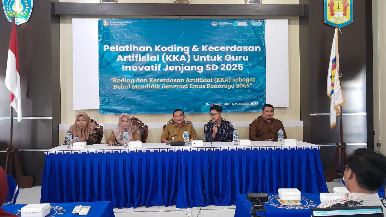 Update Kemampuan Digital, Dinas Pendidikan Ponorogo Gelar Pelatihan KKA untuk Guru Inovatif 2025