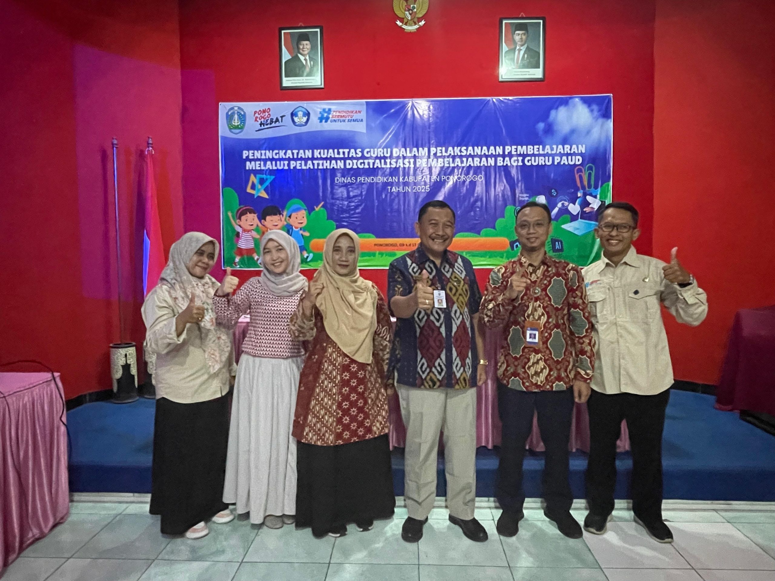 Dindik Ponorogo Gelar Pelatihan Digitalisasi Pembelajaran Bagi Guru PAUD
