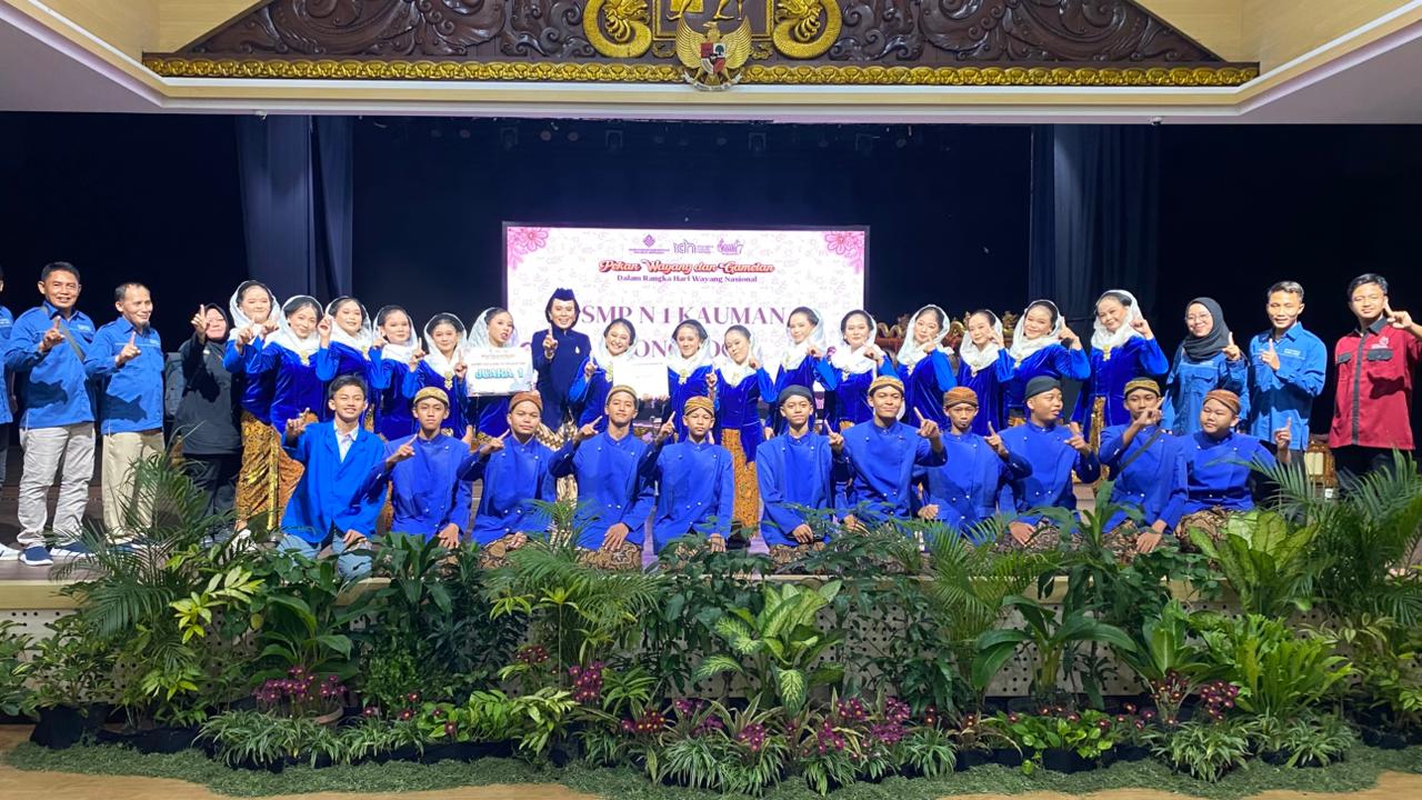 Candi Laras, Tim Karawitan SMPN 1 Kauman Ponorogo Raih Juara 1 Nasional