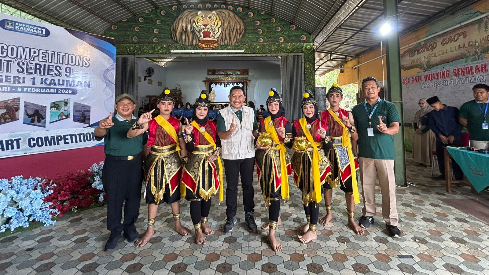 Kadindik Ponorogo membuka Smart Competition Event Series 9 2026 di SMPN 1 Kauman.